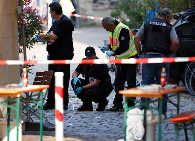 La Policía alemana investigando el ataque de Ansbach