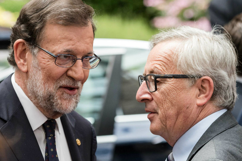 Mariano Rajoy y Jean Claude Juncker