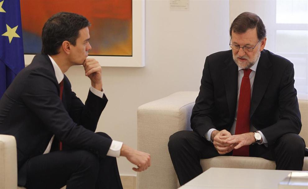 Mariano Rajoy y Pedro Sanchez 1