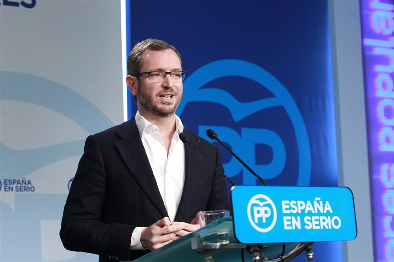 Javier Maroto durante un discurso