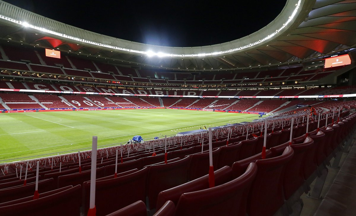 Interior estadio wanda metropolitano