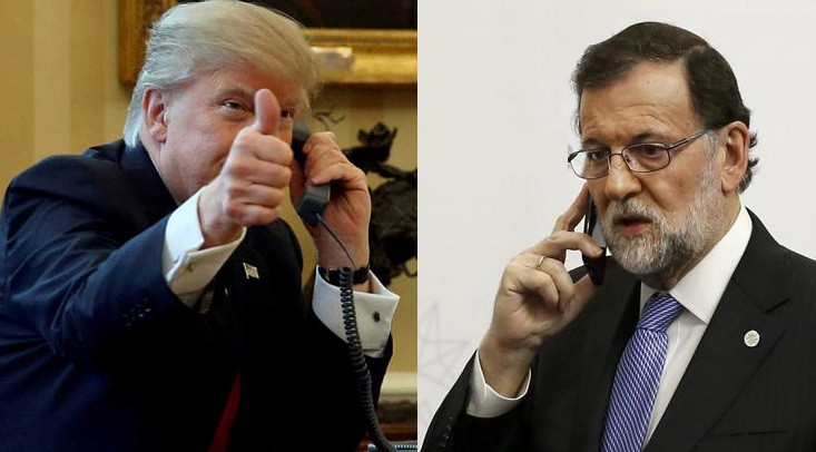 Llamada rajoy trump