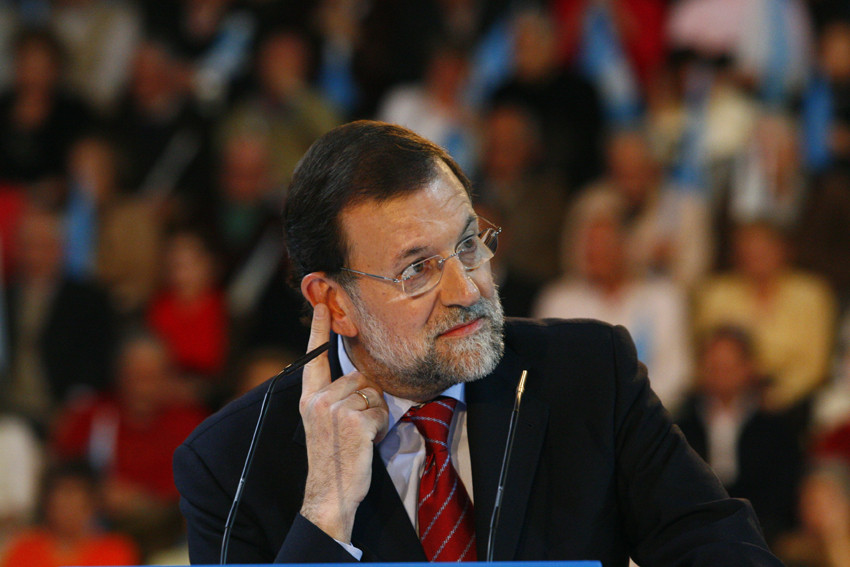 Mariano Rajoy disparatado