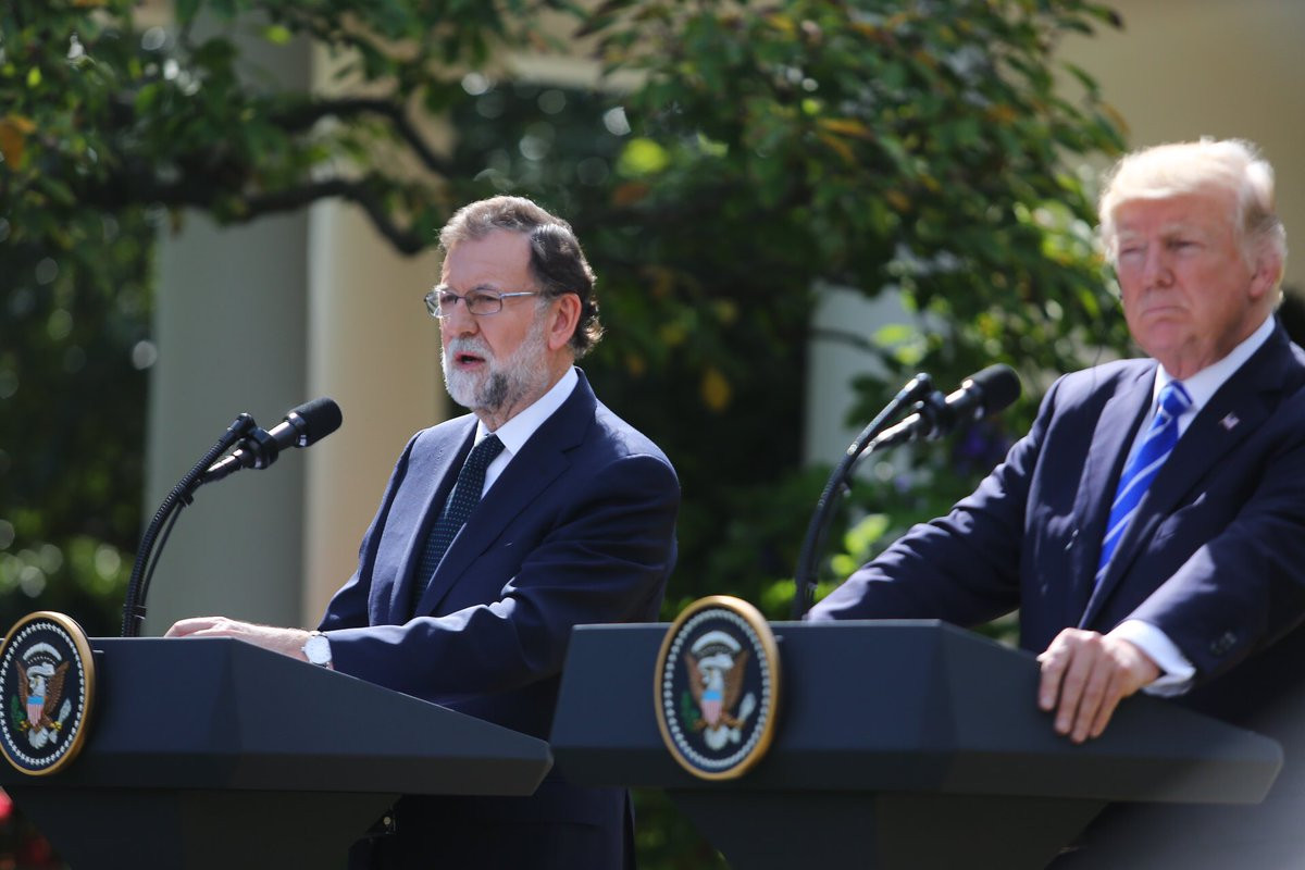 Mariano rajoy y donald trump