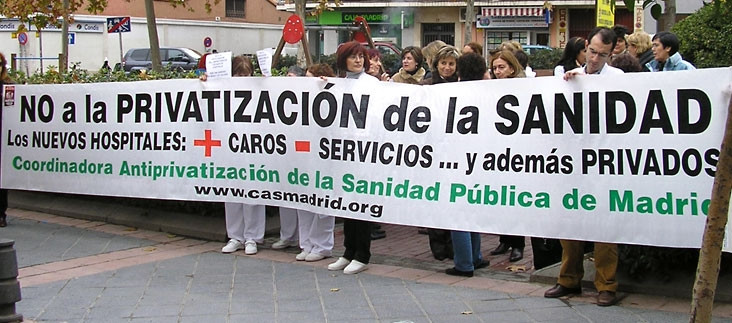 Privatizacin sanidad Madrid