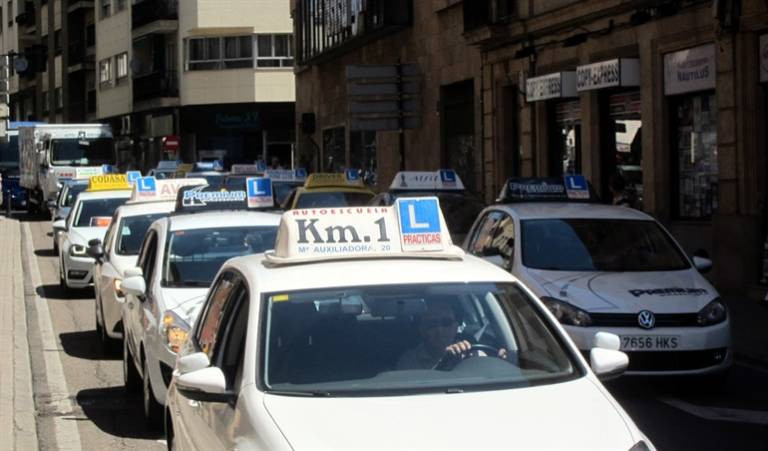 Protestas autoescuelas