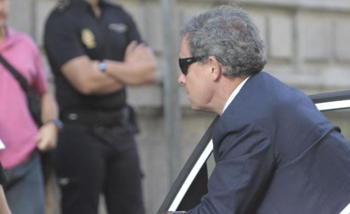Jordi Pujol Ferrusola abandona la Audiencia Nacional tras declarar cinco horas ante Ruz