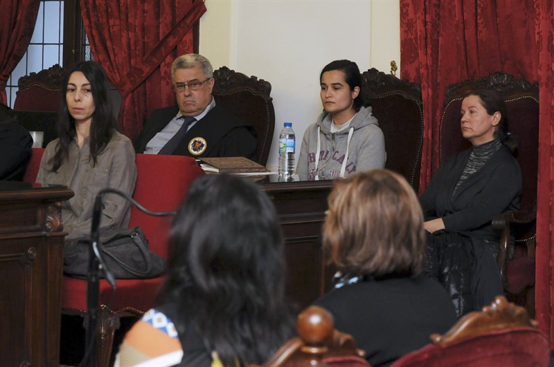 Raquel Gago durante el juicio