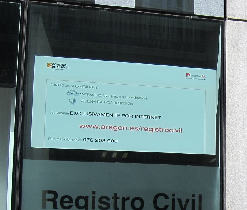 Registro civil zaragoza