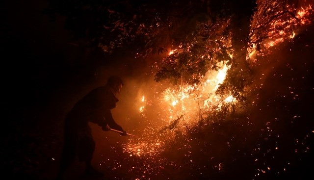 Riesgo extremo incendios asturias