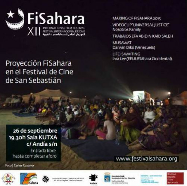 Una selección de películas del XII FiSahara se proyecta este sábado en el marco del 63 Festival de San Sebastián