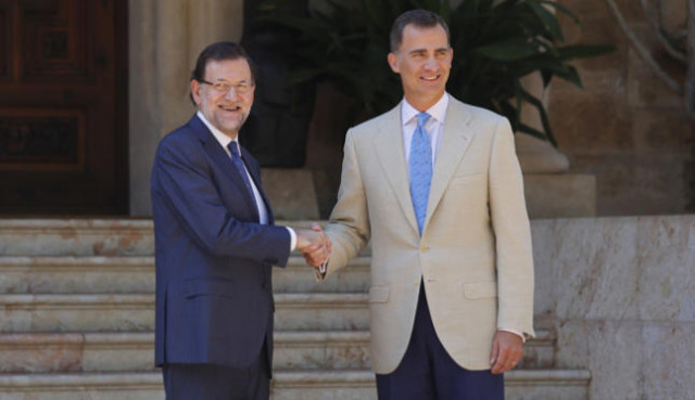 Mariano Rajoy y Felipe VI
