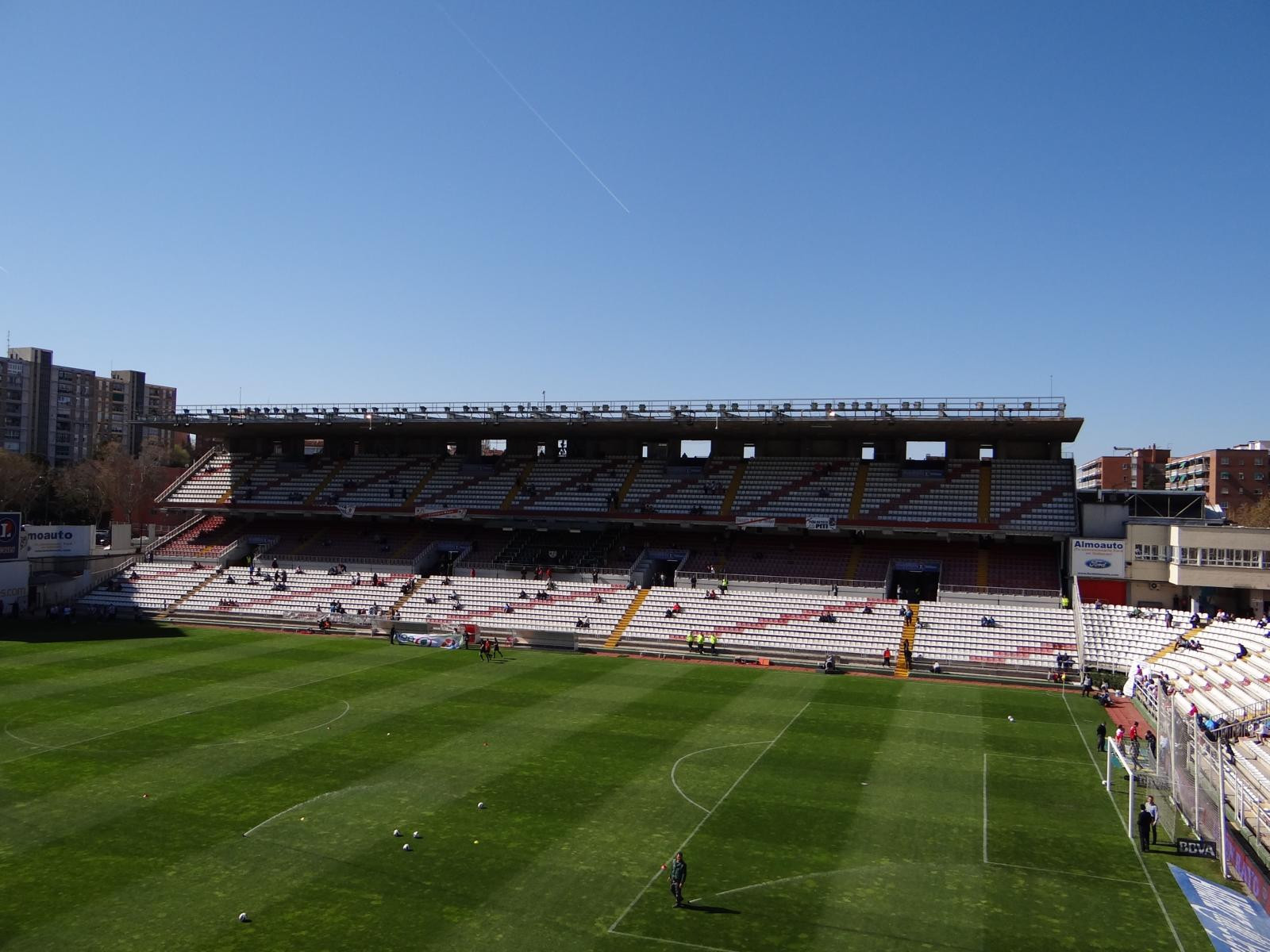 El estadio del Rayo Vallecano cierra por obras hasta octubre