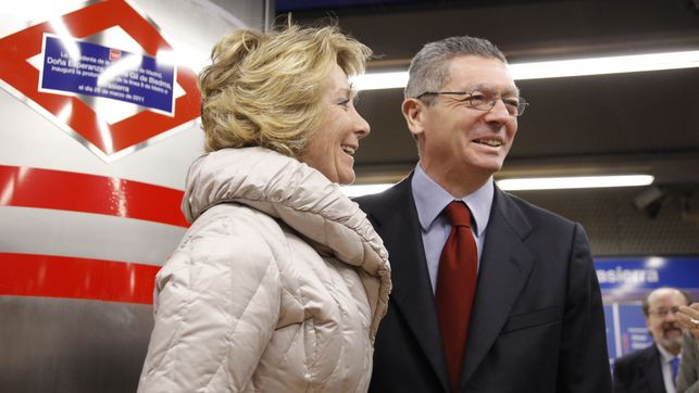 Esperanza Aguirre y Alberto Ruiz Gallardon