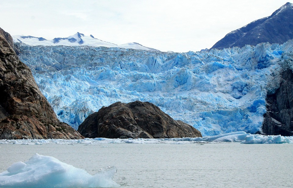 Un glaciar de Alaska