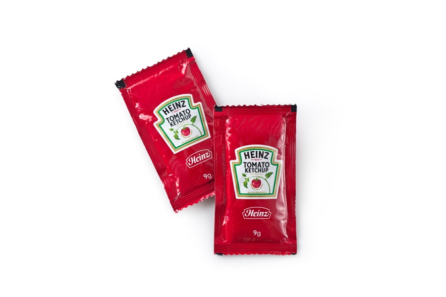Bolsitas de ketchup Heinz