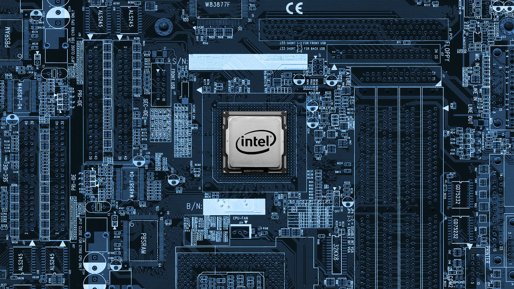 Un procesador intel