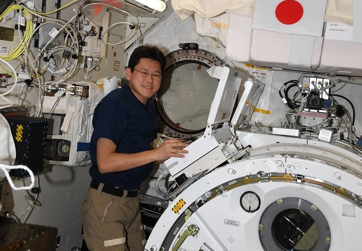 El astronauta japonu00e9s Norishige Kanai