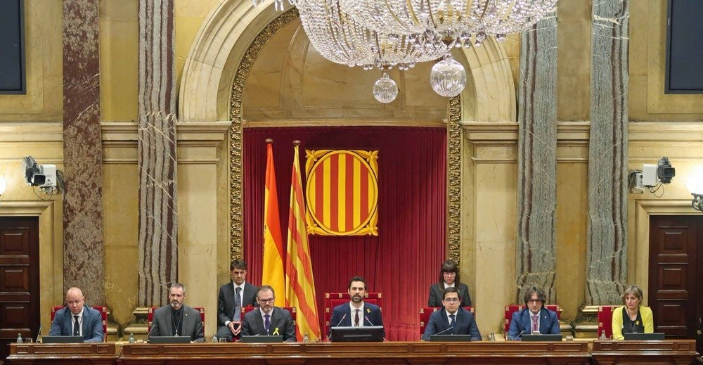 La nueva mesa del parlamento de cataluu00f1a