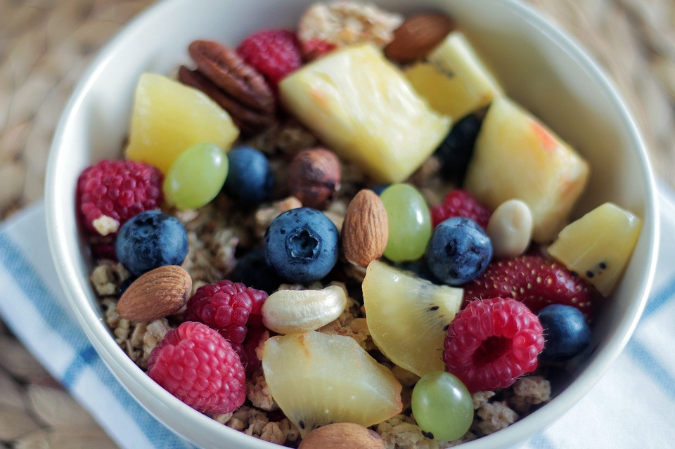 Desayuno con fruta