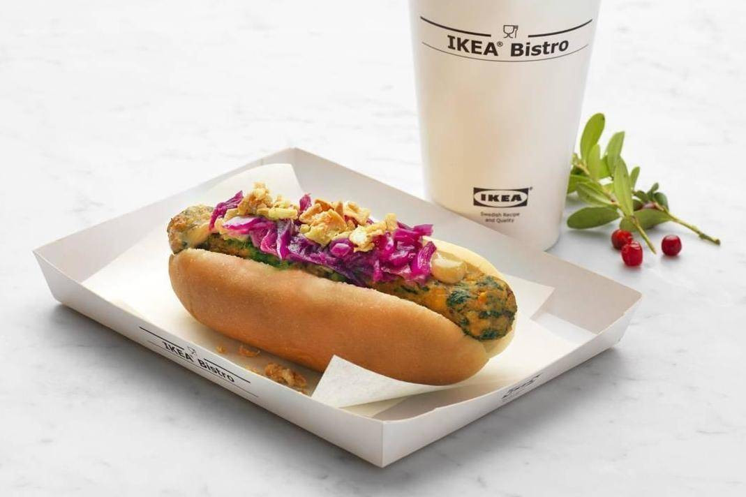 Perrito caliente vegano de IKEA