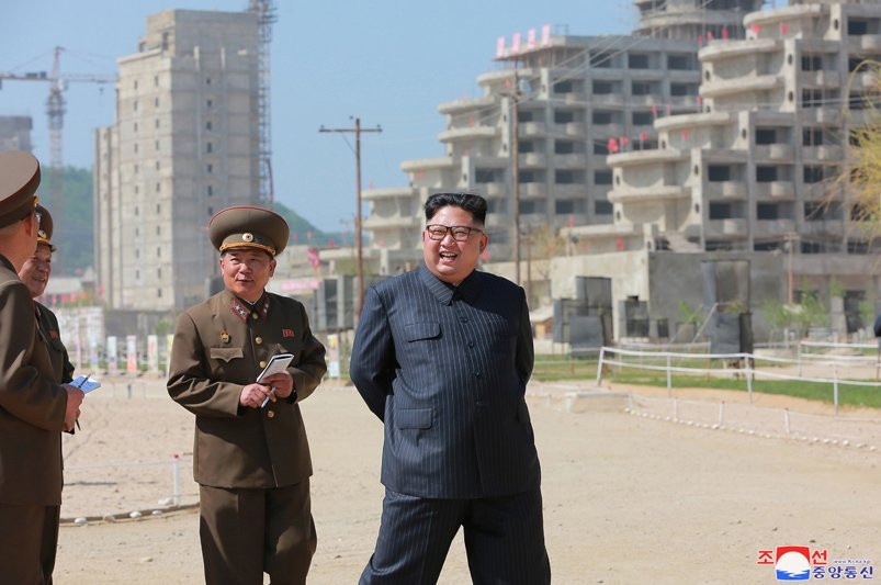 Kim Jong Un en Wonsan Karma
