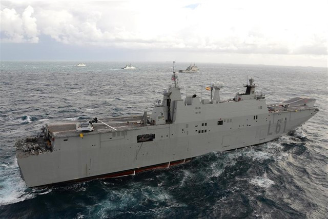 Barco, Maniobras de guerra de la OTAN en el Mediterru00e1neo