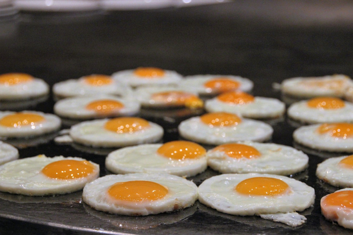 Huevos listo para un desayuno