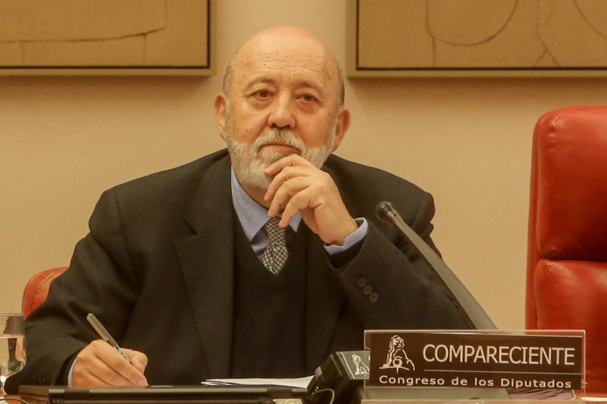 El presidente del Centro de Investigaciones Sociológicas (CIS) , José Félix Tezanos, en el Congreso