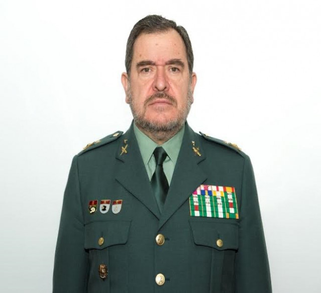 El nuevo director adjunto operativo (DAO) de la Guardia Civil, Pablo Salas, en una imagen distribuida por Interior el día de su nombramiento
