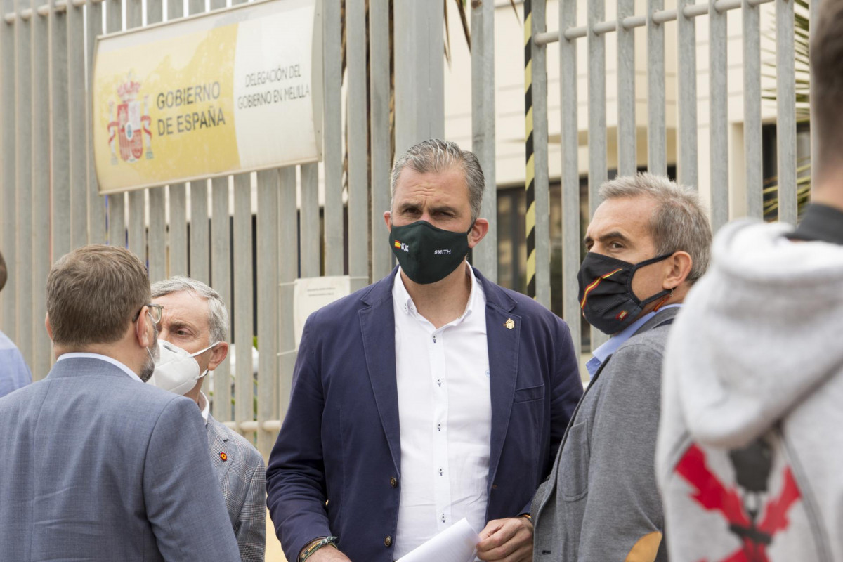 El secretario general de Vox, Javier Ortega Smith, en una foto de archivo en Melilla