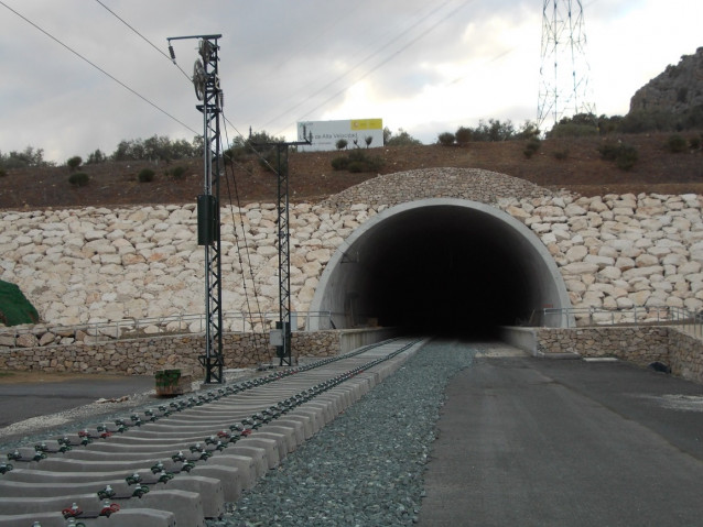 Archivo - Túnel de Archidona, que forma parte de la Línea de Alta Velocidad Antequera-Granada