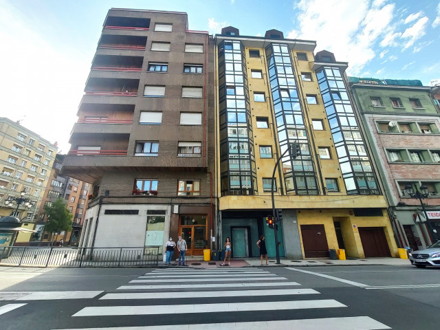 Edificio de viviendas en Oviedo, en una iamgen de archivo.