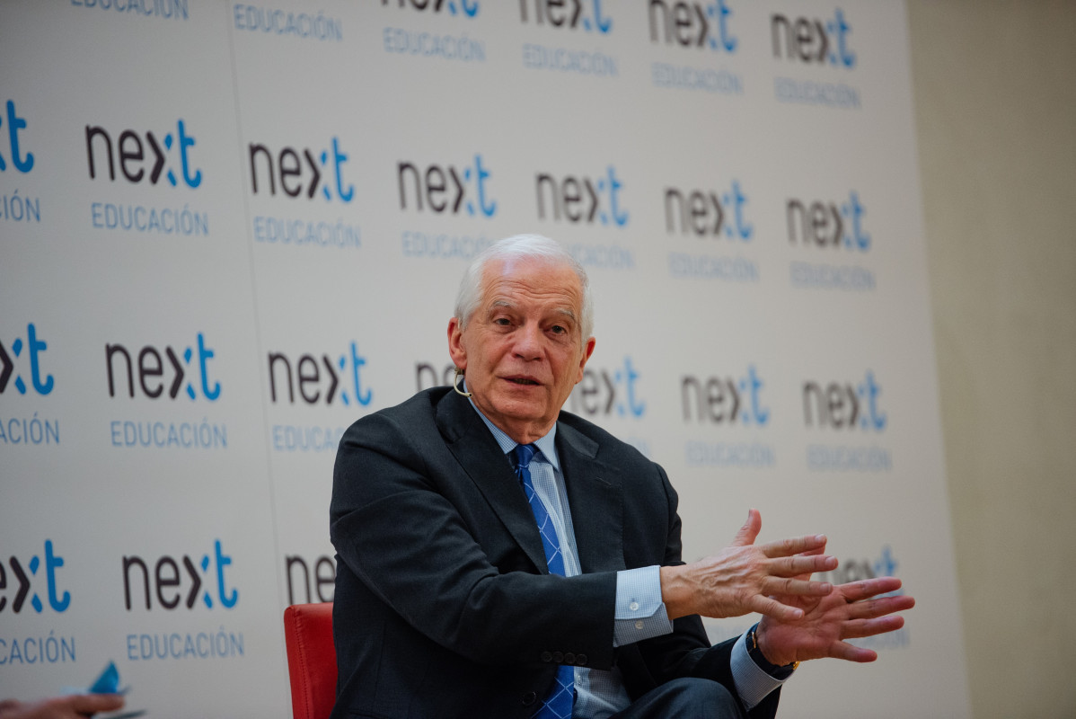 El Alto Representante de la UE y Vicepresidente de la Comisión, Josep Borrell, durante un Foro Next Educación