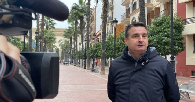 El secretario de Relaciones Institucionales de la Ejecutiva Provincial del PSOE y senador, Amaro Huelva.