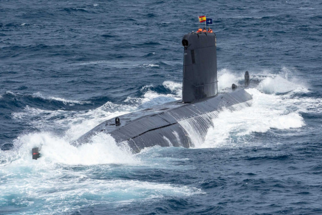 Archivo - Submarino 'Tramontana', uno de los que se han desplegado en el Mediterráneo a lo largo de la operación 'Sea Guardian' de la OTAN.