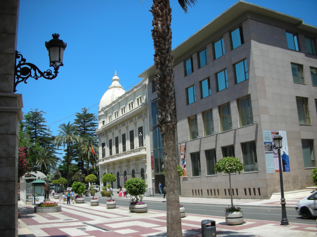 Archivo - Vista exterior de día del Palacio de la Asamblea de Ceuta
