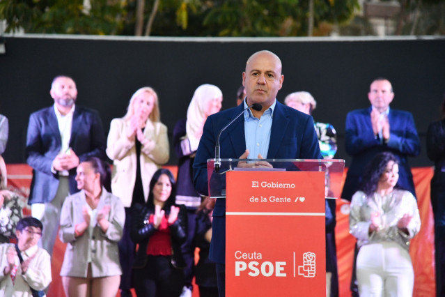 Archivo - El secretario general del PSOE de Ceuta, Juan Gutiérrez, en una foto de archivo.