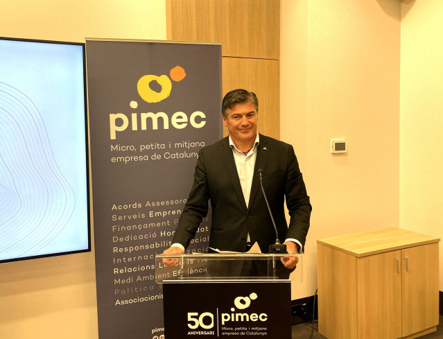 El presidente de Pimec, Antoni Cañete.