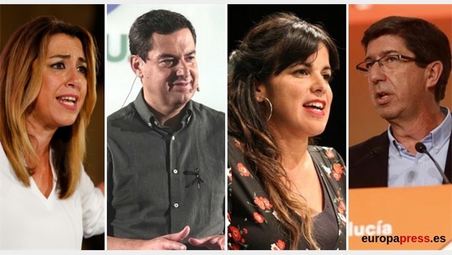 Candidatos de las elecciones en Andalucu00eda