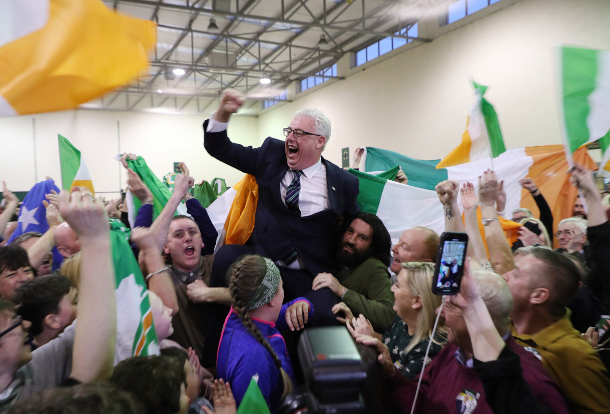 Sinn Fu00e9in hambre las elecciones en Irlanda