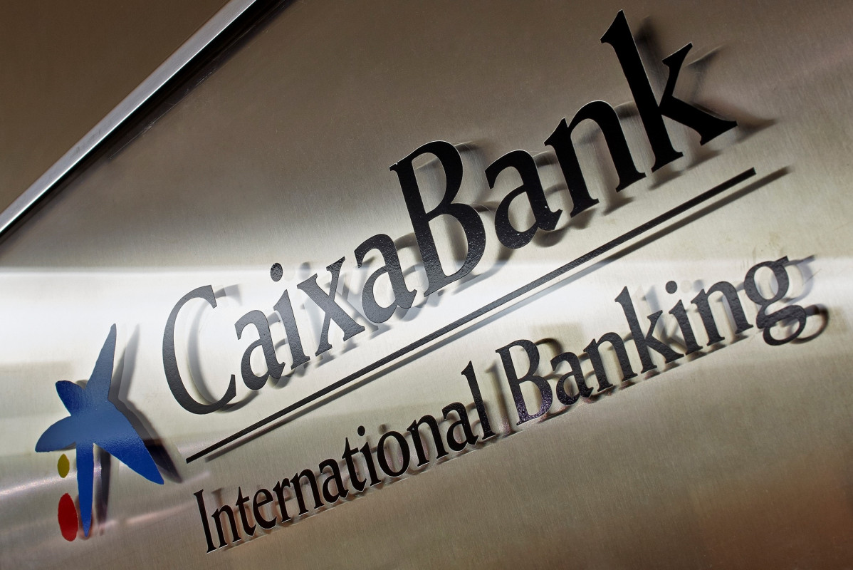 Cartel de CaixaBank International Banking.