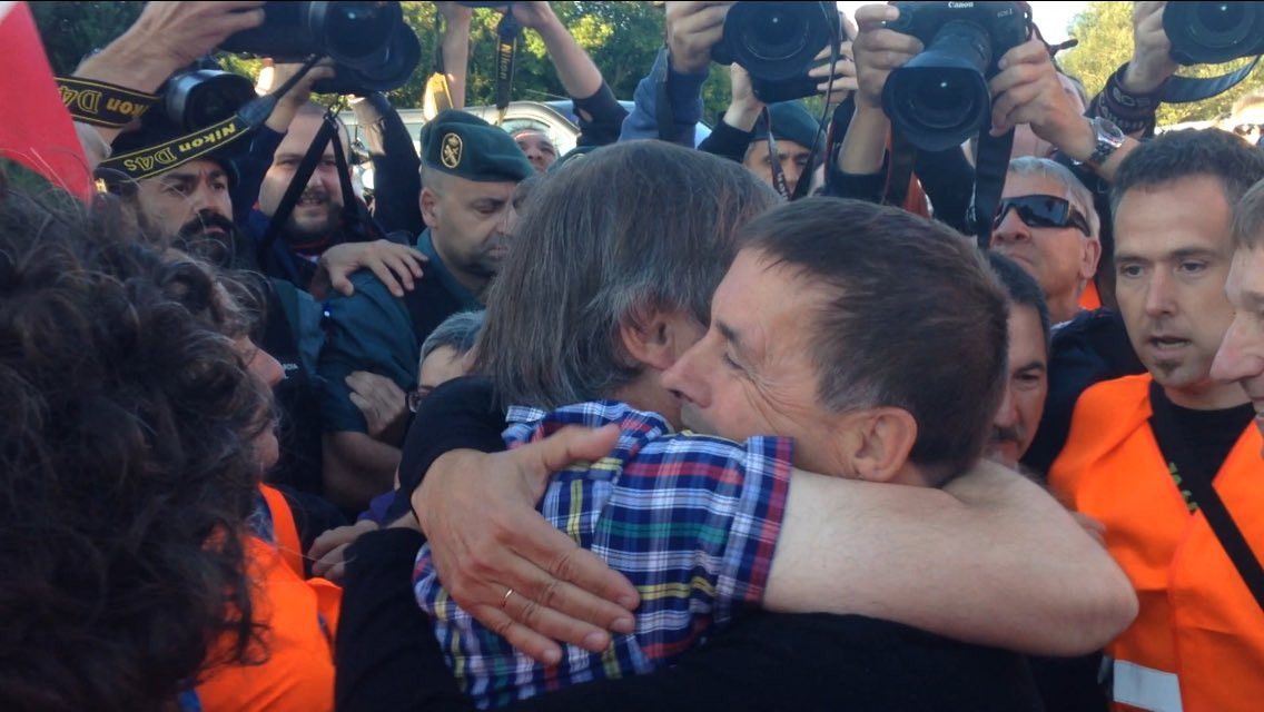 Rafa Diez y Arnaldo Otegi