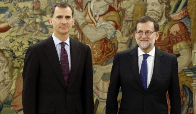 El Rey y Mariano Rajoy