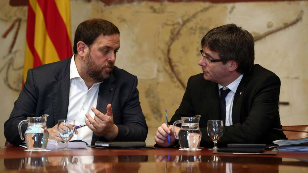 Junqueras y puigdemont