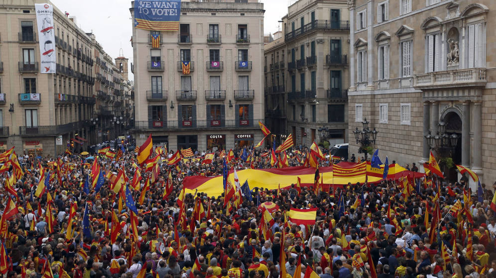 Manifestacincontrareferendumenplaasantjaume 2