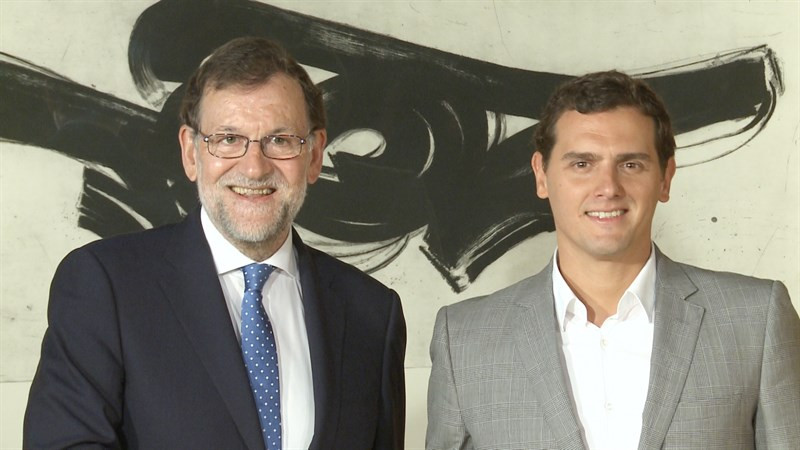 Mariano Rajoy y Albert Rivera