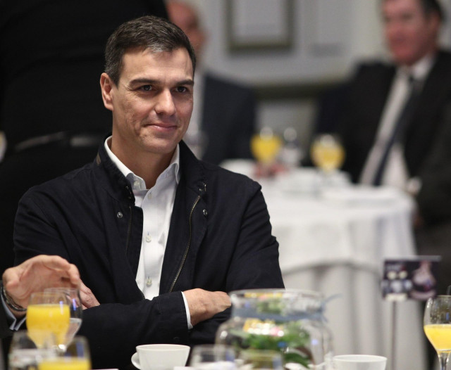Pedro Sánchez en un acto en Madrid Pedro Sánchez en un acto en Madrid