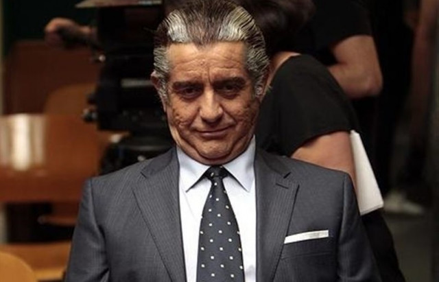 Caracterización de Bárcenas para la película 'B'