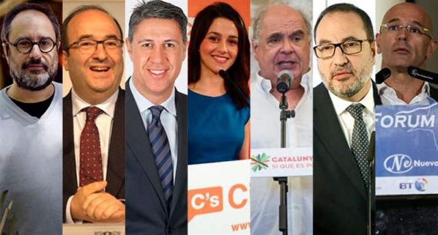 Los siete principales candidatos a la Presidencia de la Generalitat de Cataluña